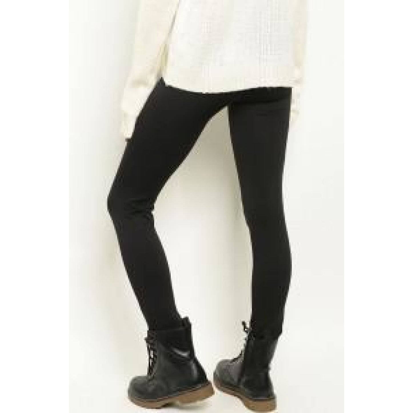 Black One Size Regular Leggings - Leggings