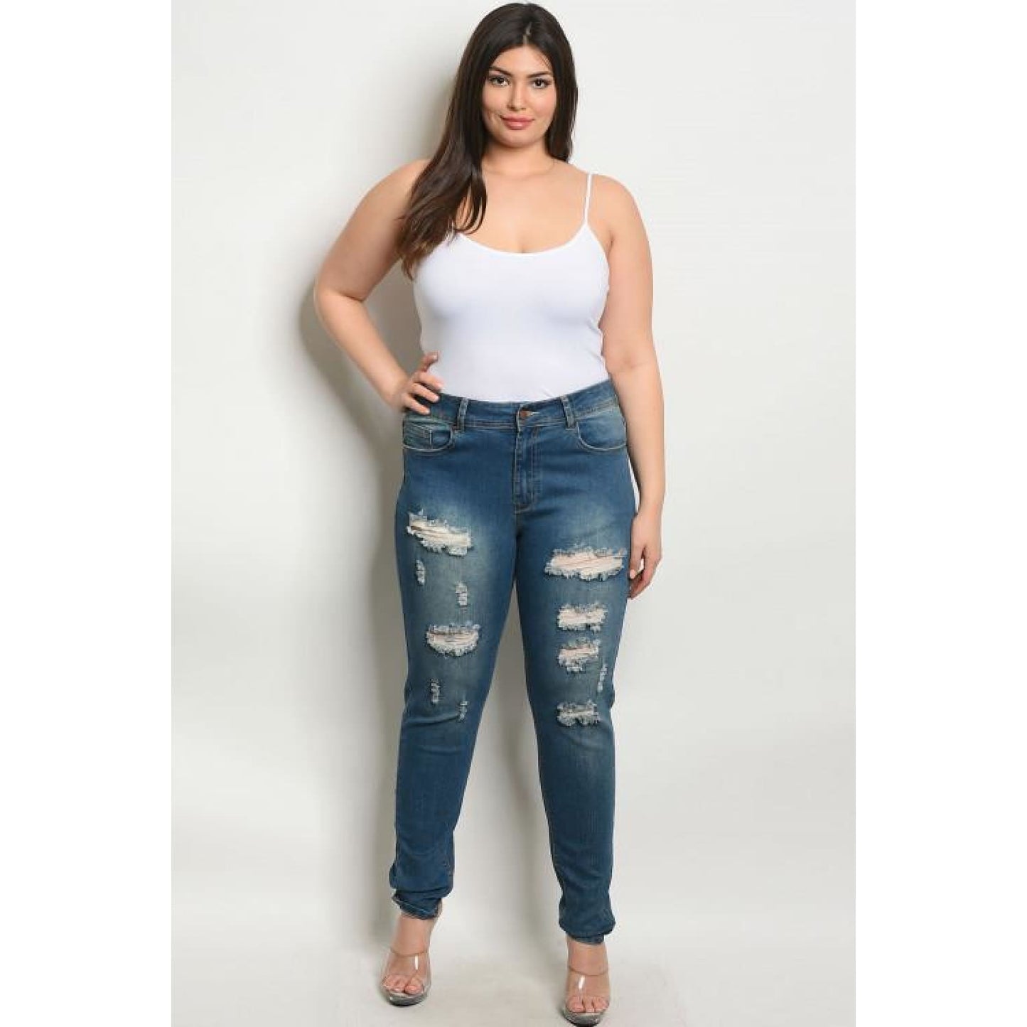 Blue Denim Plus Size Jeans - Best YOU by HTS