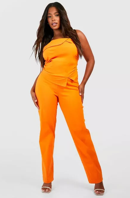 Fold Over Pant Set Plus