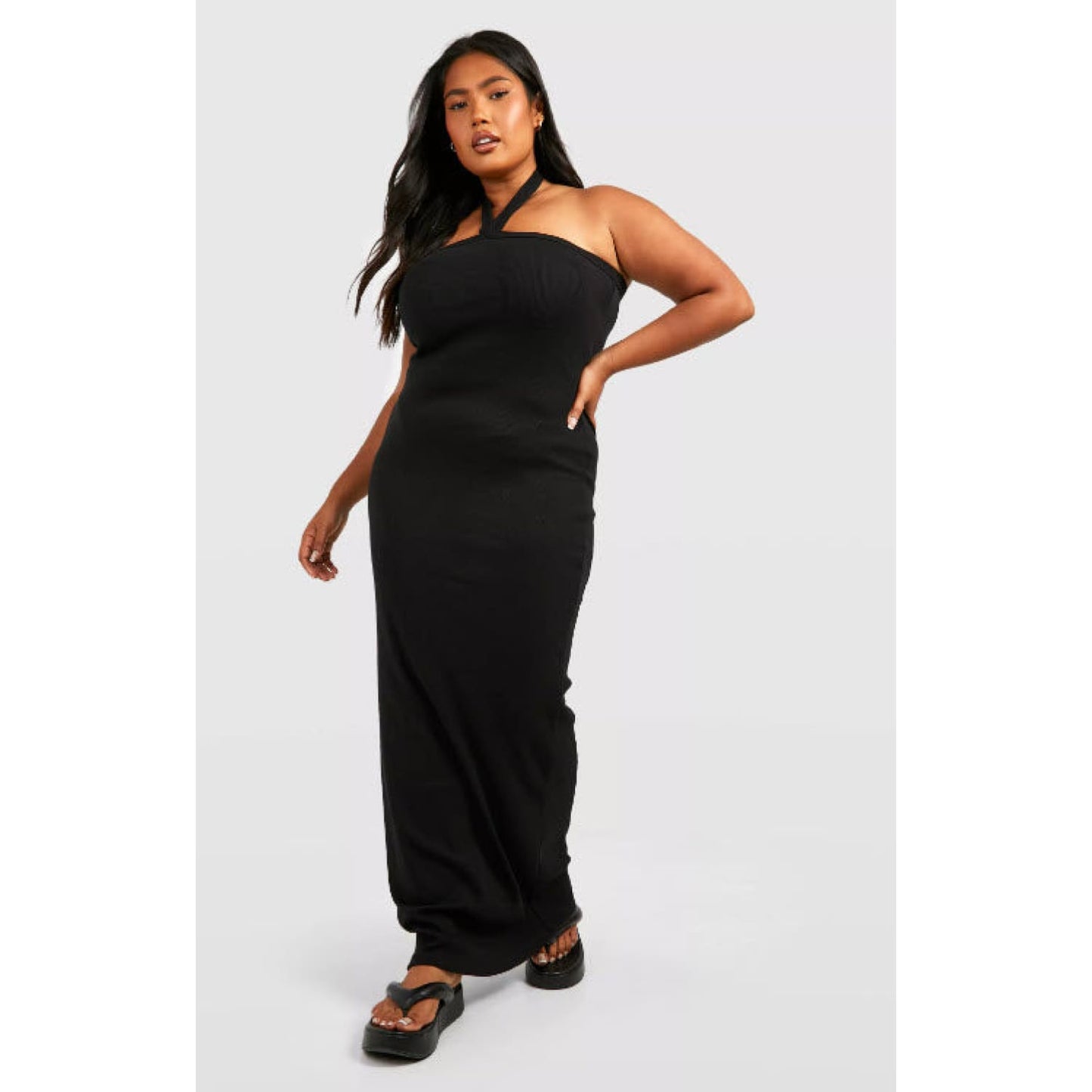 Long Jersey Maxi - Black / US 12