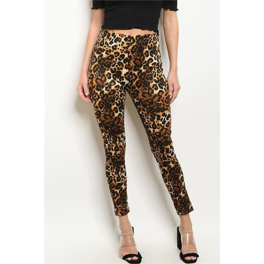 Animal Print Leggings - Leggings