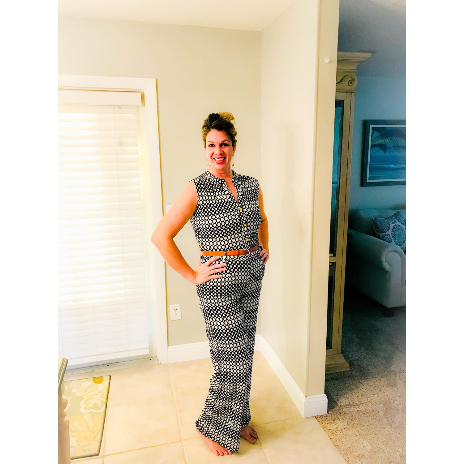 Belted Wide Leg Jumpsuit - Best YOU by HTS