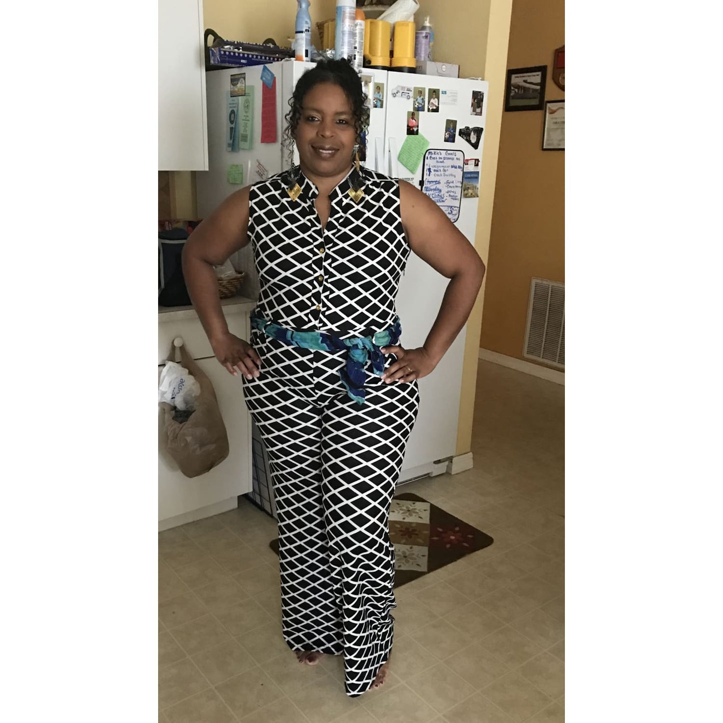 Belted Wide Leg Jumpsuit - Best YOU by HTS