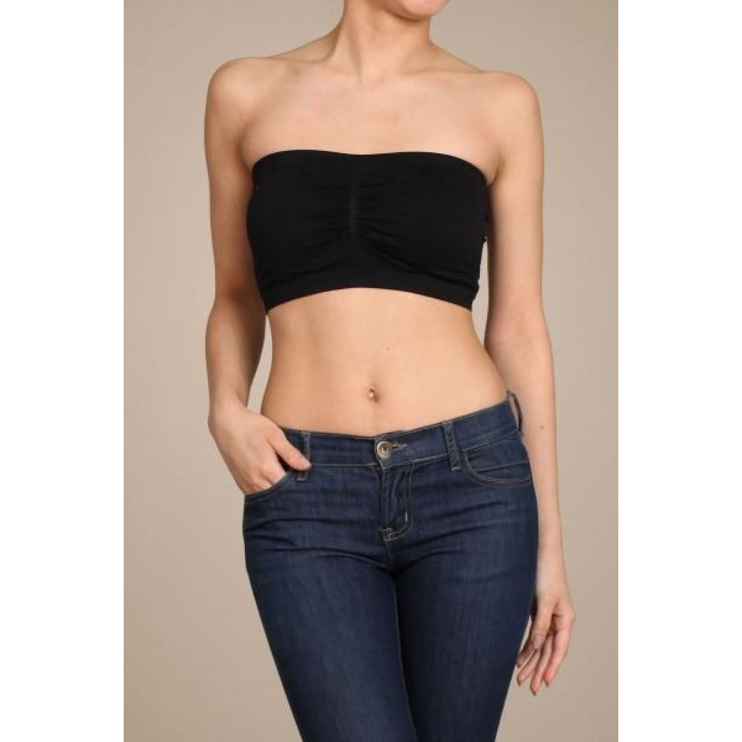 Black Bandeau Bra - Best YOU by HTS
