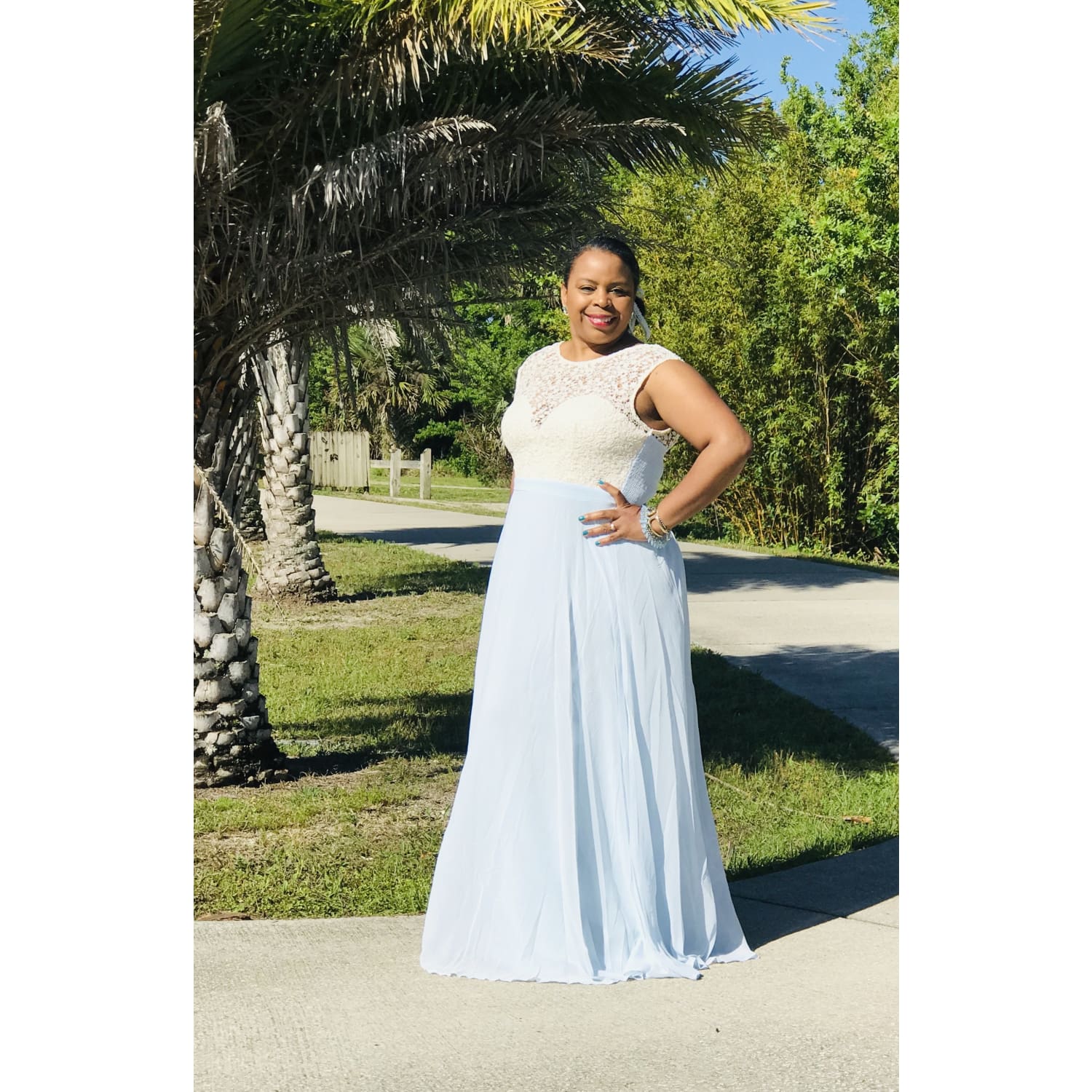 Blue Ivory Plus Maxi Dress - Best YOU by HTS