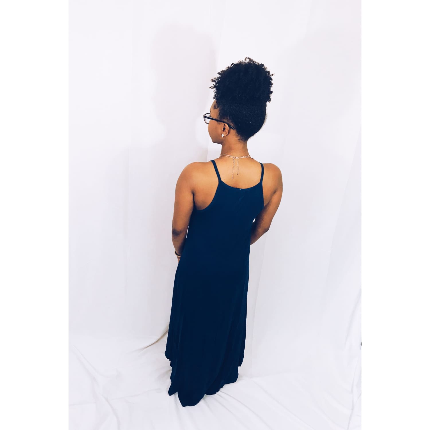 Blue Sexy Asymmetric Maxi Dress - Best YOU by HTS