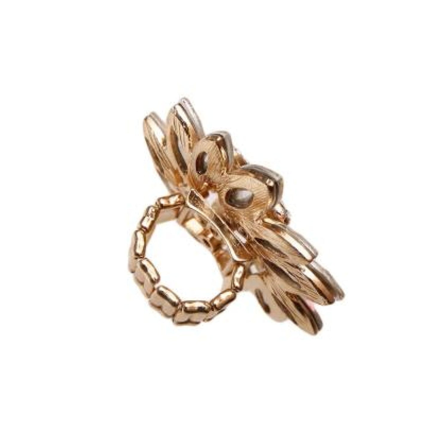 Color Glow Flower Fashion Ring - Accessories