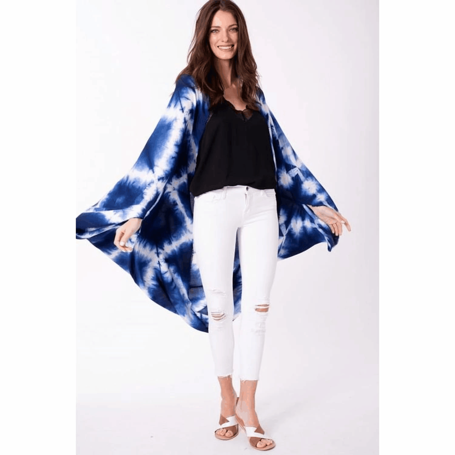 Kimono - Navy Tie Dye Best YOU by HTS Accessories