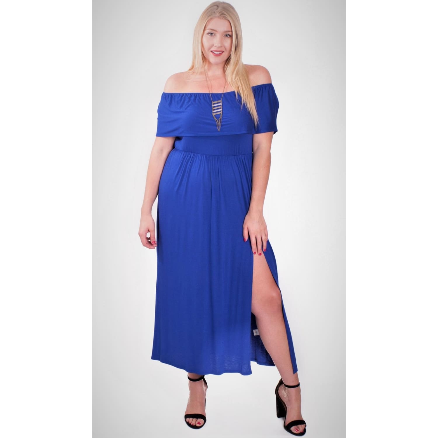 Extra Plus Off Shoulder Maxi - DRESSES