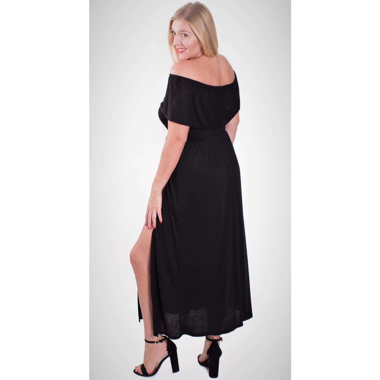 Extra Plus Off Shoulder Maxi - DRESSES