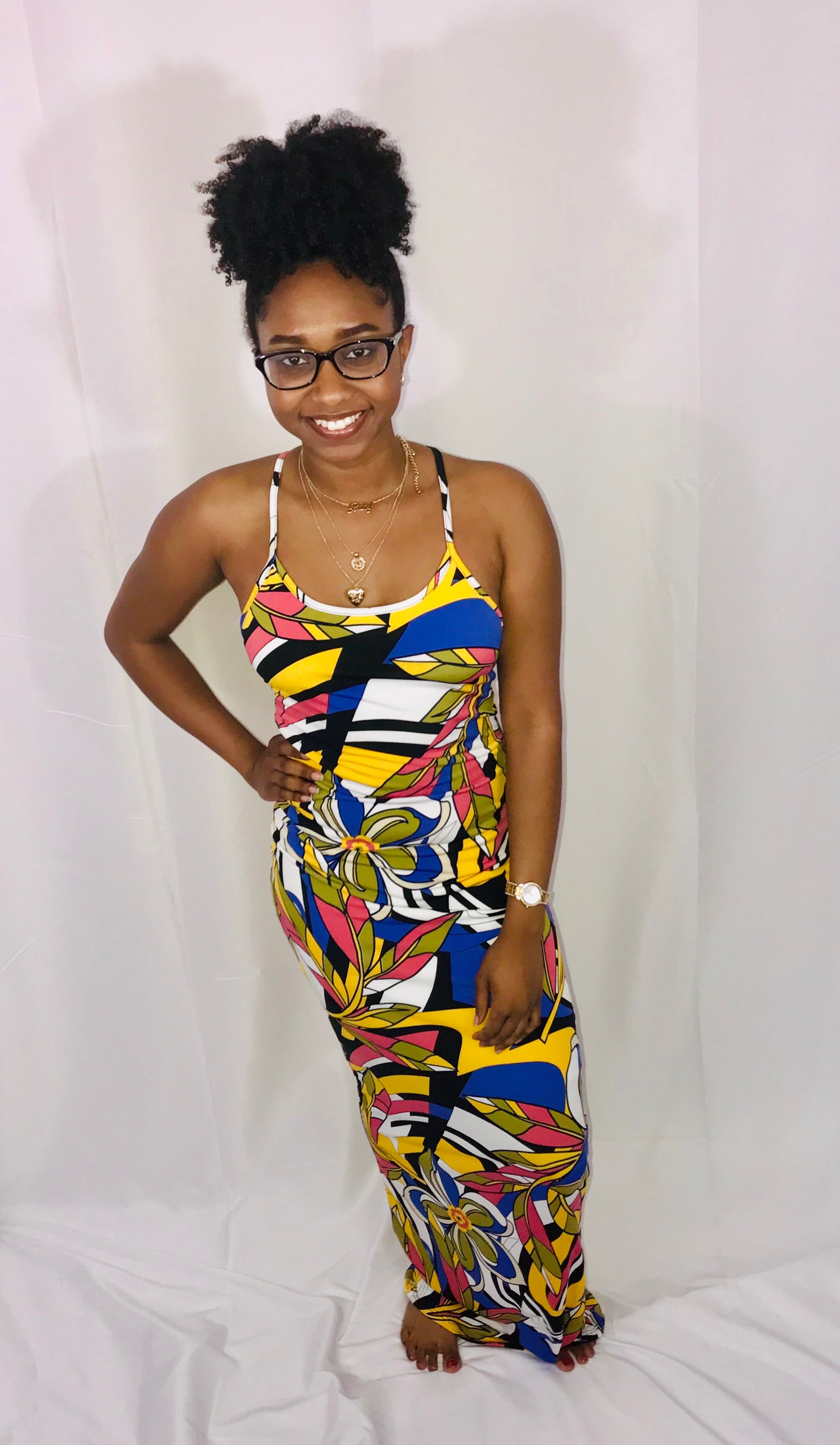 Lilac Floral Maxi Dress - Best YOU by HTS