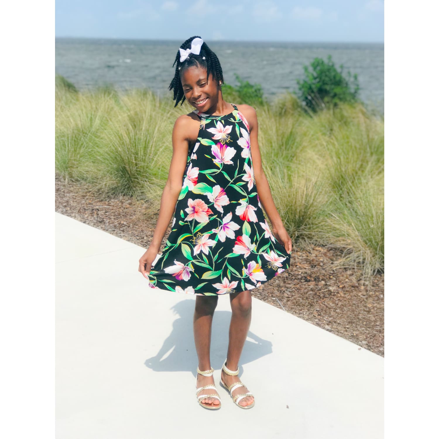 MOMMY&ME Black Floral Dress - Best YOU by HTS