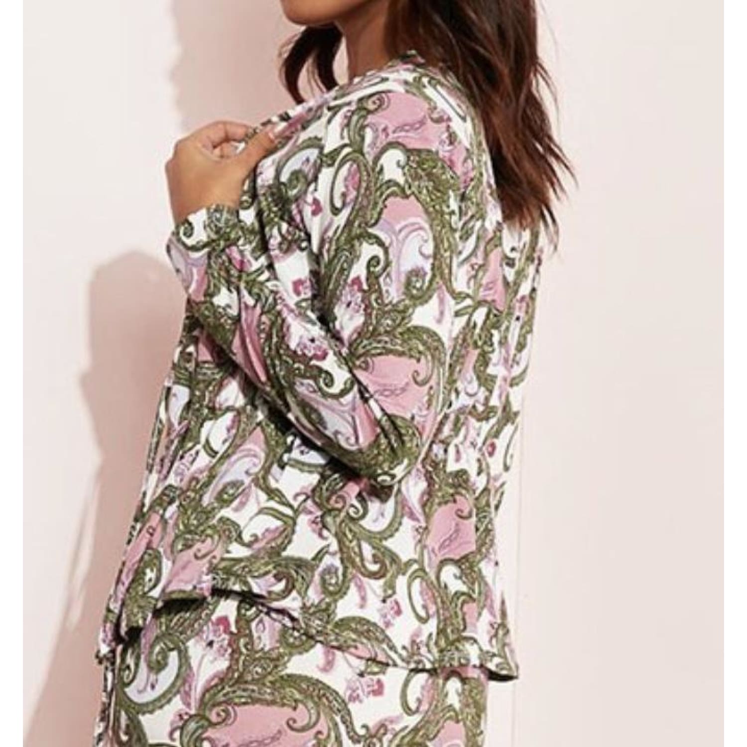 Olive Peplum Jacket Top - Best YOU by HTS