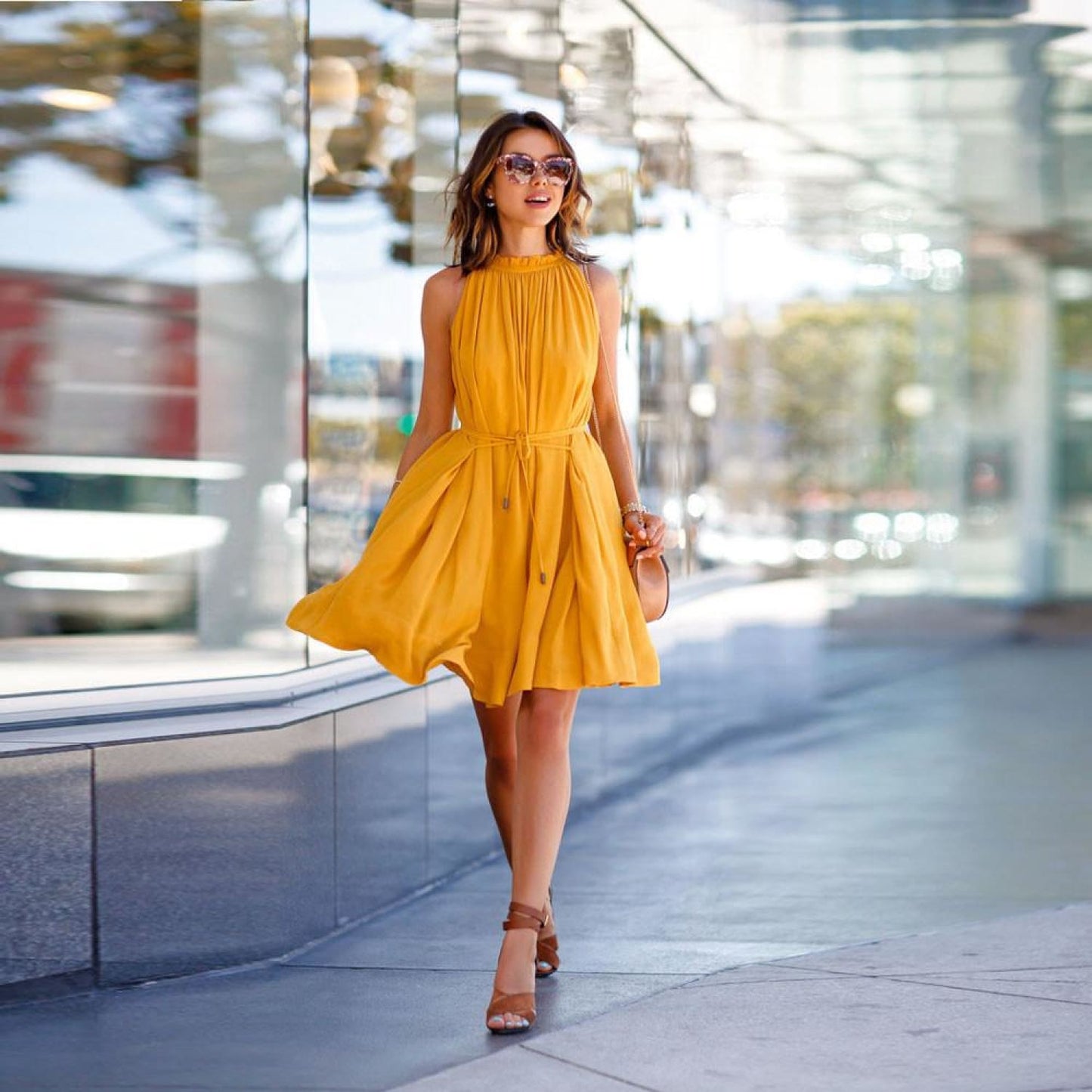 Pleated Mini Dress - Best YOU by HTS