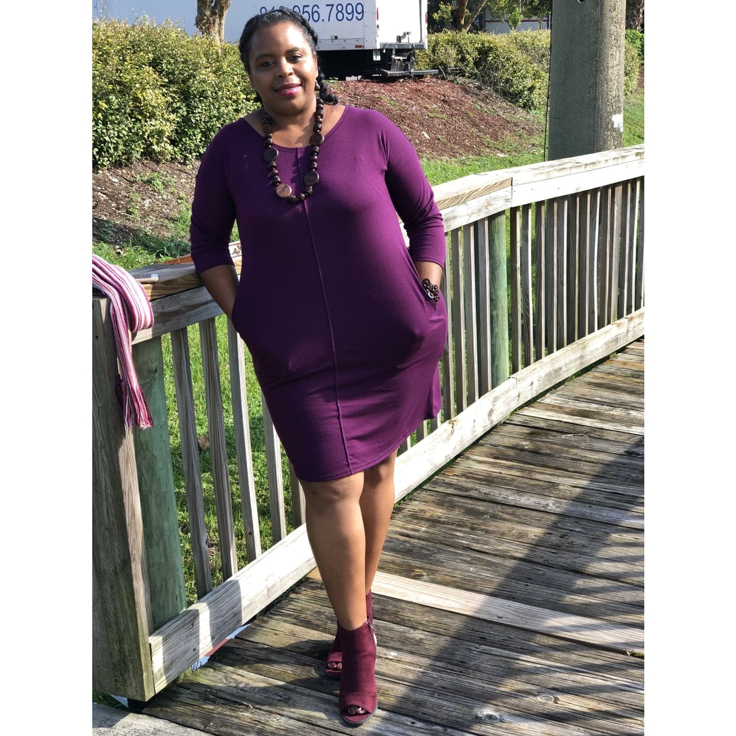 Sweet Plum Dress - Best YOU by HTS