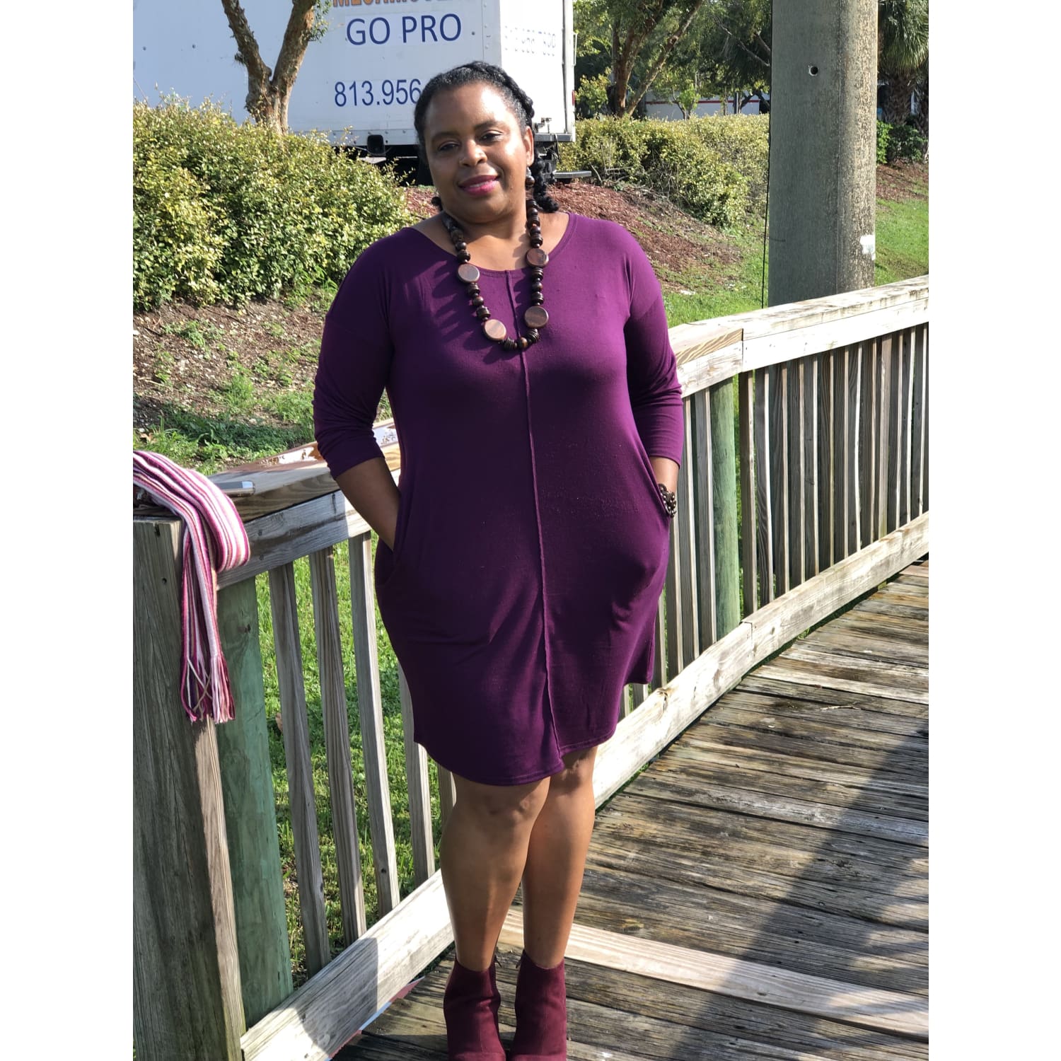 Sweet Plum Dress - Best YOU by HTS