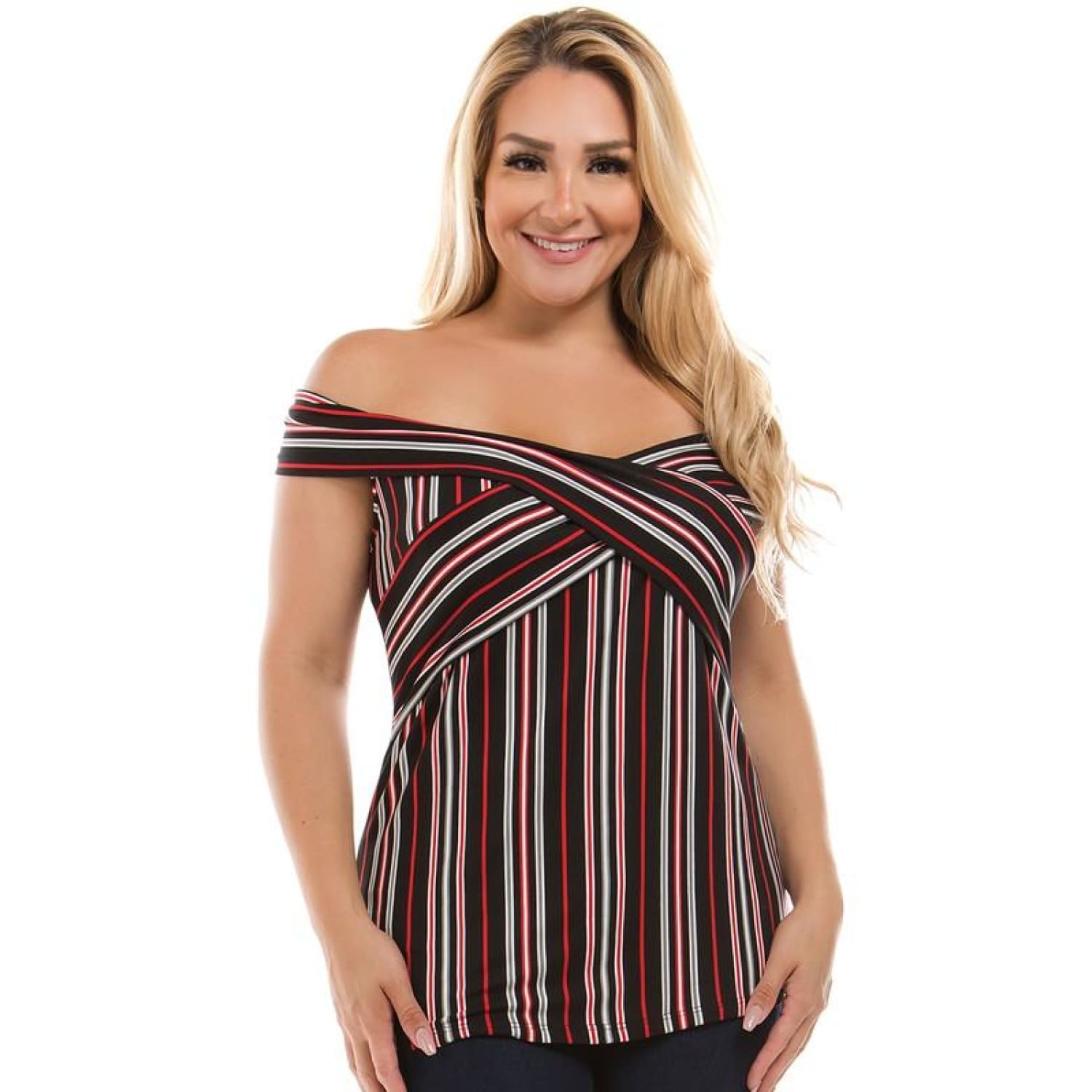 Sweetheart Off Shoulder Plus Size Top - Best YOU by HTS