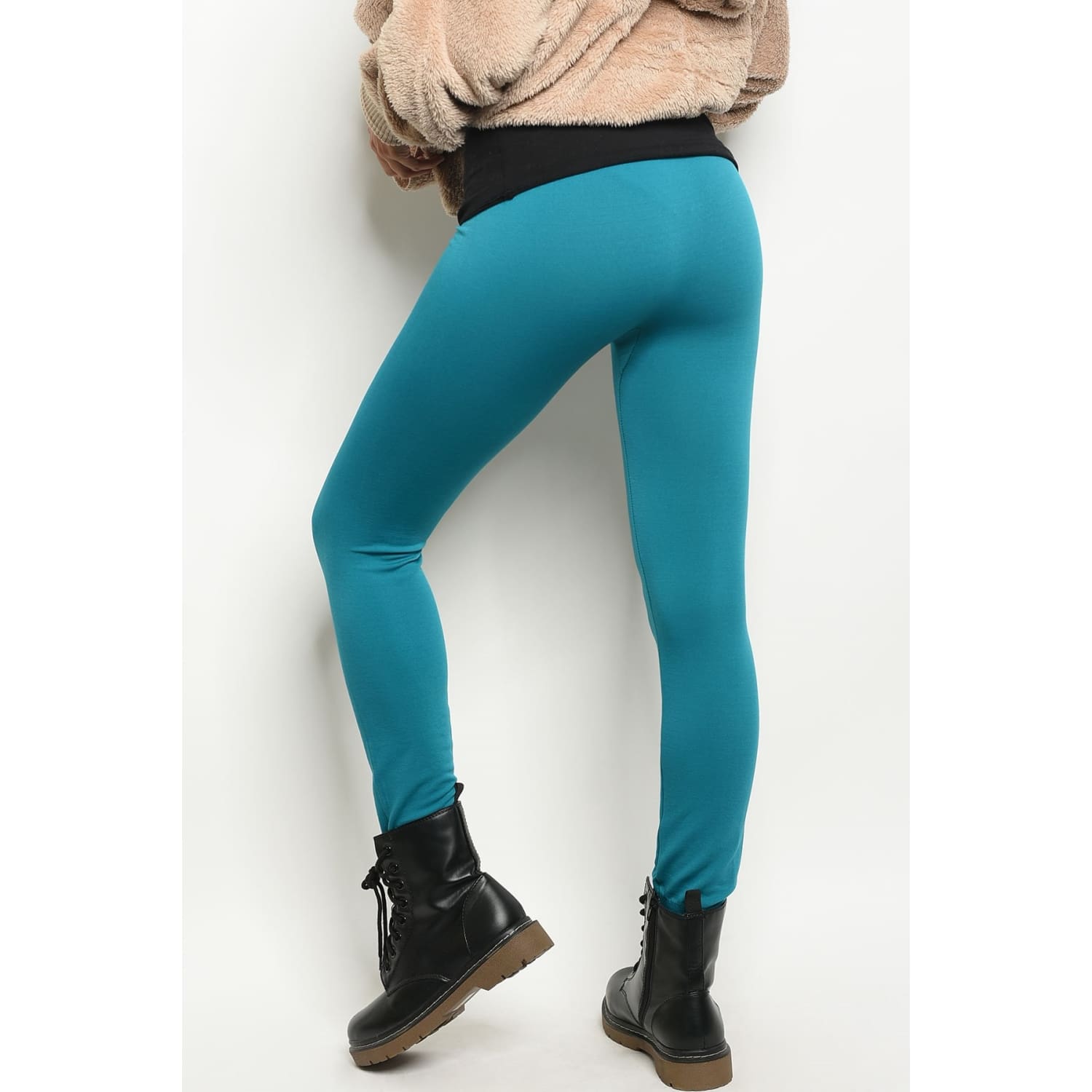 Teal One Size Regular Leggings - Best YOU by HTS